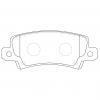 PK1827 Тормозные колодки дисковые NiBK