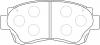 BP21228 Тормозные колодки дисковые SB