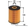 OE0061 Фильтр масляный (элемент)