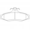 PN0424 Тормозные колодки дисковые NiBK (Черные)